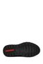 Men's Black Lace-Up Thick Sole Leather Sneakers 24Wfd 642318 - 4