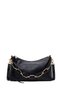 Women's Black Long Strap Shoulder Bag Ab240003Sv
