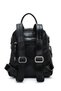 Women's Black Long Strap Backpack Wb100030Sv - 6