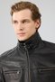 Mateo Men's Black Leather Jacket 24Wge65352H - 9