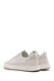 Men's White Leather Sneakers with Laces 26SFD693414 - 6