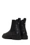 Women's Black Leather Chelsea Boots Wf210008Dv - 6