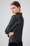 Delano Women's Black Short Leather Jacket 25Wgd5321Ve - 5