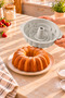 6-Piece Silicone Cake Pan Set: Rose, Bundt, and Baton Tart Pans; Pair of Oven Mitts; Fire-Resistant, Non-Stick, Flexible - 7
