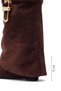 Women's Brown Wedge Heeled Suede Boots Af500002Ss - 4