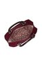 Women's Burgundy Long Strap Fabric Shoulder Bag Ab240007Kk - 4