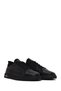 Men's Black Lace-Up Leather Sneaker Wm660017Dv - 2
