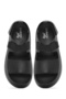 Women's Black Banded Thick Soled Jelly Sandals 25Sfe4753Pv - 7