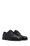 Men's Black Lace-Up Leather Classic Shoes Wm730008Dv - 3