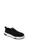 Men's Black Lace-Up Fabric Casual Sneakers 26SFD62266F - 8
