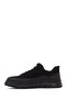 Men's Black Nubuck Leather Sneakers WM720012DN - 3