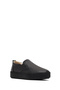 Women's Black Thick Soled Leather Comfort Shoes 25Afd501318 - 6