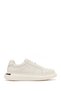 Men's White Lace-Up Thick Sole Shoes Leather Sneakers 26Sfd699018