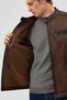 Gabriel Men's Brown Regular Leather Sports Jacket 24Wge6537Nc - 8