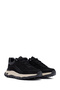 Men's Black Lace-Up Thick Soled Nubuck Genuine Leather Casual Sneaker,Winter Sports Shoes 25Wfd6605V3 - 2