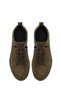Men's Khaki Lace-Up Nubuck Leather Sneaker Wm680050Dn - 4
