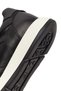 Men's Black Lace-Up Leather Sneaker 26SFD640318 - 8