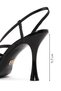 Women's Black Thin Heeled Patent Leather Sandals 26Sfd161716 - 4