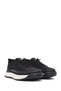 Men's Black Lace-Up Fabric Sneaker 26SFD69386F - 2