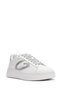 Women's White New Era Lace-Up Sneakers, Genuine Leather Sneakers G03G100028 - 6