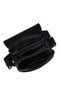 Men's Black Long Strap Leather Messenger Bag 25Wbd3540Ft - 4