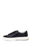 Men's Black Lace-Up Leather Sneaker 26SFD612118 - 3