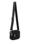 Women's Black Long Strap Fabric Crossbody Bag 26Pbd27536F - 6