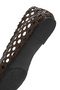 Women's Brown Braided Ballerinas 25Sfd443629 - 8