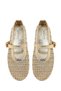 Women's Gold Metallic Ballet Flats 26Pfe494732 - 6