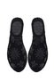 Women's Black Patterned Espadrille Slippers 25Sfd20626F - 7