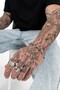 New Wave Punx 10mm X 18cm Titanium Bracelet - Ka1182Gm - 3