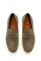 Men's Khaki Suede Leather Casual Loafer 26Sfd633410 - 5