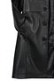 Lilian Women's Black Long Leather Coat 26Sge56421M - 7