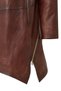 Daniela Women Brown Hooded Long Oversized Leather Coat 25Wge5328Nc - 4