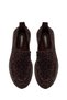 Women's Leopard Patterned Suede Leather Masculine Loafer Af180003Ds - 7