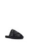 Women's Black Patterned Espadrille Slippers 25Sfd20626F - 6