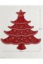 1 Piece Red American Service Pine Wood Vinyl Placemat Non-Slip Washable Heat Resistant - 7