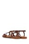 Women's Brown Buckle-Strap Leather Bodrum Sandals 26Sfd333518 - 6