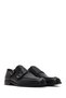 Men's Black Double Buckle Leather Classic Shoes 25Wfd603418 - 3