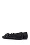 Women's Black Braided Ballerinas 25Sfd443729 - 5