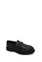 Men's Black Buckle Leather Casual Loafer Wm820009Dv - 7
