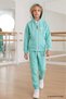 Boy's Scuba Atheletic Raglan Sleeve Hooded Diving Fabric Tracksuit Set Esf7028 - 4