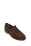 Women's Brown Suede Leather Loafer Af190070Ds - 8