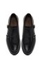 Men's Black Double Buckle Leather Classic Shoes 25Wfd603418 - 5