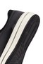 Men's Black Leather Sneakers with Thick Soles 26SFD676318 - 8