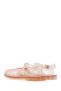 Women's Gold Ankle Strap Jelly Sandals 26Sfe4942Pv - 6