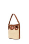 Women's Beige Long Strap Straw Handbag 26Pbd2741M7 - 7