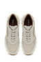 Women's Beige Lace-Up Thick Sole Genuine Leather Sneaker, Winter Sports Shoes 25Afd370614 - 7