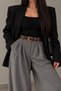 Oval Gold Buckle Belt Waist Belt Coat Belt Dress Belt Trouser Belt
