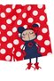 Red Polka Dot Girl's Woven Jumpsuit - 5